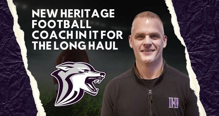 Kevin Peterson, named the head coach, promises to bring stability to Heritage High School’s football program, hoping to remain with the program until the day he retires from teaching.