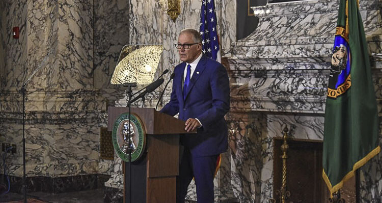 Washington state Gov. Jay Inslee called on lawmakers to deal with the state’s challenges – first and foremost among them: homelessness – with “ambition and audacity” during his State of the State speech on Tuesday, the second day of the legislative session.