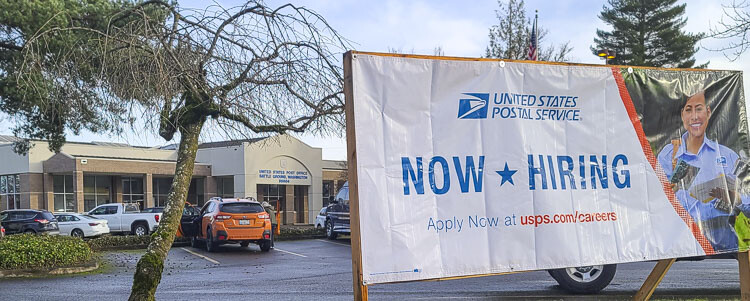 The Battle Ground Post Office is dealing with a series of complaints after customers say they have gone days, sometimes more than a week, without mail delivery. The United States Postal Service says it is working on fixing the problems. Photo by Paul Valencia