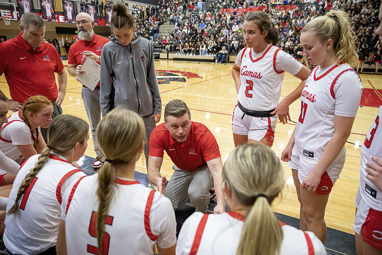 The Camas girls basketball program is focused on finishing strong this season after an epic start. The Papermakers are 10-2, ranked No. 1 in Washington Class 4A, and took the No. 1 team in the country to the final seconds last week. Photo by Mike Schultz