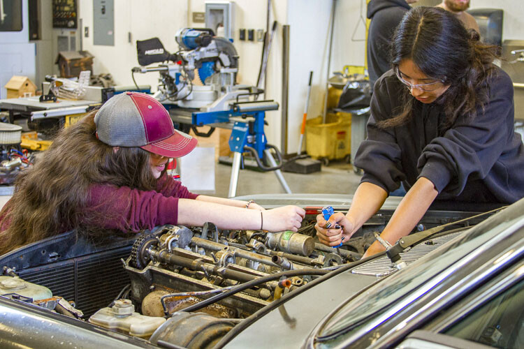 Woodland High School CTE students fixed a 1999 Volkswagen Jetta GLS going on silent auction on Fri., Feb. 17. Photo courtesy Woodland School District