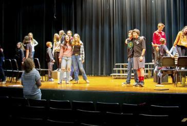 Woodland Middle School's Drama Department presents 'Giants in the Sky,' the school's first in-person performance since 2020
