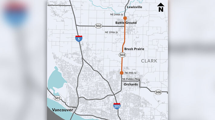 Those who drive, walk, bike and roll on or near the State Route 503 corridor are invited to share their travel experiences to help inform a future long-term corridor improvement plan.