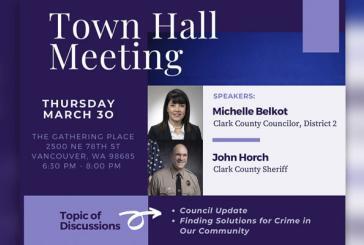 Councilor Michelle Belkot to hold first town hall for District 2 with Sheriff John Horch
