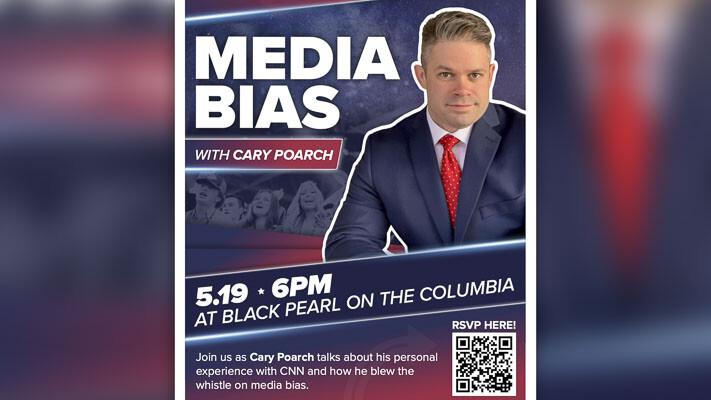 Tickets are now available for a Media Bias event that will feature Cary Poarch, who will share his personal experience with CNN and how he blew the whistle on media bias.