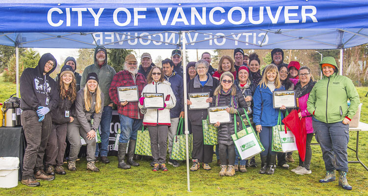 The Volunteer Grove recognizes civically minded community members and groups who donate their time to the city of Vancouver. Photo courtesy city of Vancouver