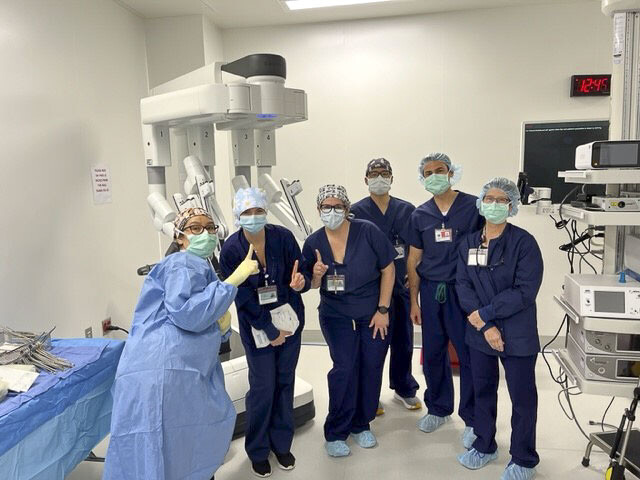 Dr. Calvert and team. Image courtesy The Vancouver Clinic