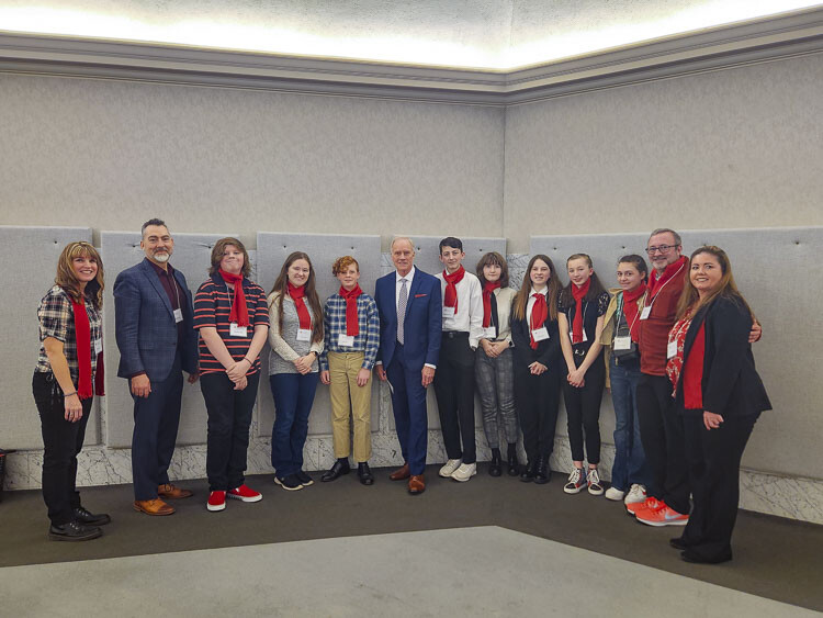 On March 6, students from the Chief Umtuch DREAM Team visited the Washington State Capitol in Olympia to meet with legislators to discuss important topics impacting students across Washington state.
