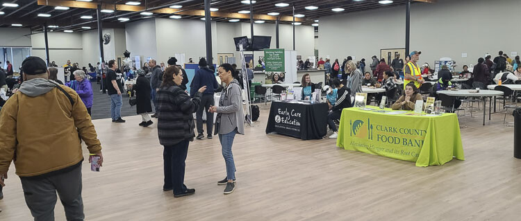There were dozens of organizations on hand at the latest Thrive 2 Survive outreach clinic for the homeless. It was held Saturday at Living Hope Church. Photo by Paul Valencia