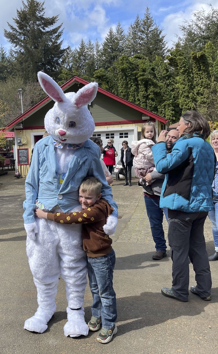 Local artist and Clark County Master Gardener Liz Pike is organizing the second annual community Easter egg hunt at her organic Shangri-La Farm in Fern Prairie on Sat., April 8.