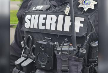 Clark County Sheriff’s Office shows off body-worn camera during its test run