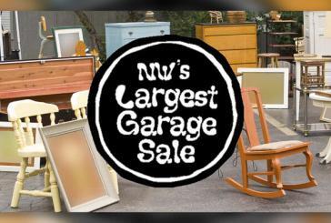 NW’S LARGEST Garage Sale & Vintage Sale will take place Saturday