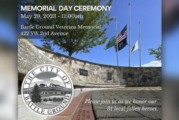 Battle Ground to host annual Memorial Day Ceremony, May 29