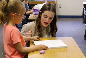 Washougal High School students gain job experience in Gause Elementary classrooms