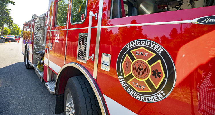 A man was rescued from a house fire Saturday by Vancouver Fire Department’s first-arriving crew. The man was transported in critical condition to an area hospital for treatment of burns by paramedics from both Vancouver Fire and American Medical Response.