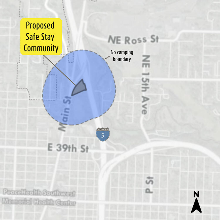 Safe Stay 4 site map. Image courtesy city of Vancouver