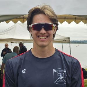 Jack Surface, a senior at Columbia River High School and a member of the Vancouver Lake Rowing Club, is planning on attending Gonzaga University and walking on the rowing team. Photo by Paul Valencia