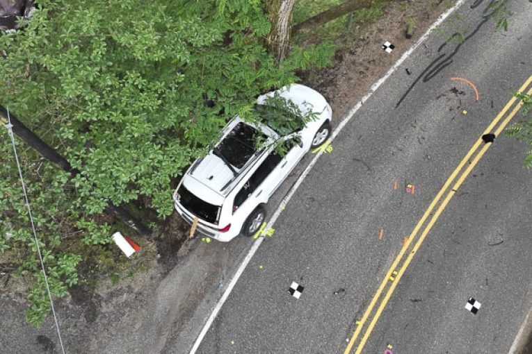 Clark County Sheriff's Office Traffic Unit investigates collision involving pedestrian