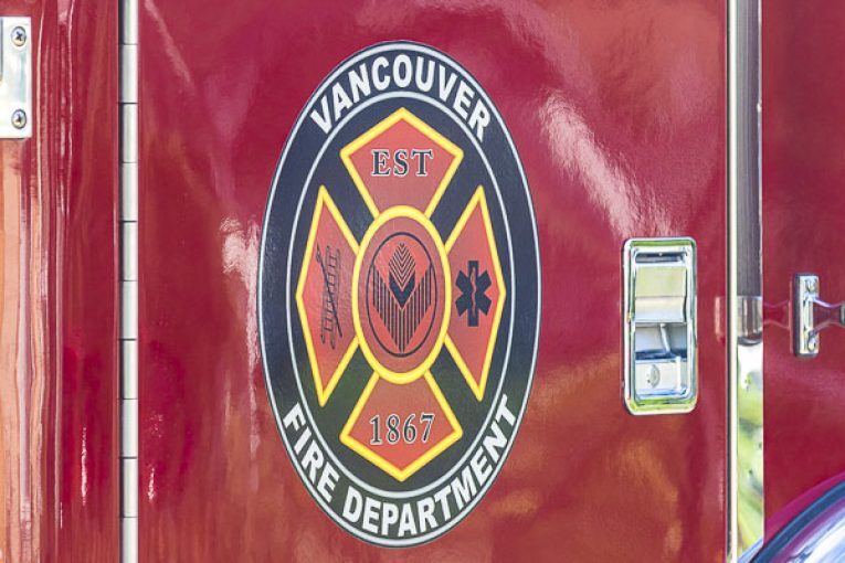 Structure fire in East Vancouver poses challenges due to limited fire hydrant access