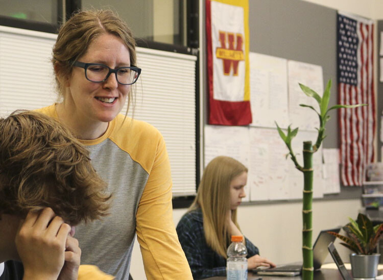 Donna Schatz teaches engineering at Washougal High School. Photo courtesy Washougal School District