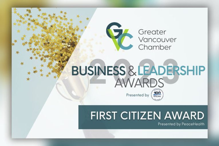Greater Vancouver Chamber opens nominations for the 2023 First Citizen Award