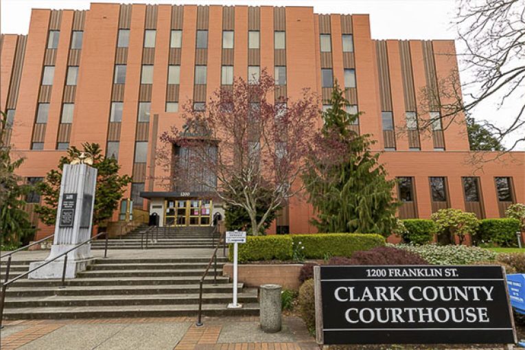 South parking lot at Clark County Courthouse closed July 29