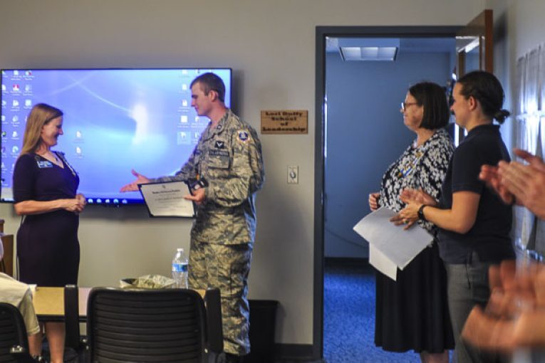 La Center youth receives Silver Outstanding Cadet Medal