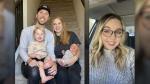 Brianna Kelly asked her husband to pull over because there was no time left anymore, so Justin, along with the help of a 9-1-1 dispatcher, delivered baby Aria on the side of I-205 last month.