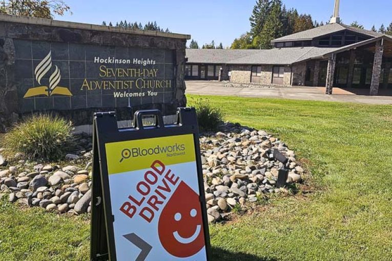 Church, Bloodworks Northwest team up for drive Wednesday in Hockinson