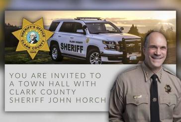 CCSO Sheriff John Horch to host town hall in Camas on Thu., Sept. 14