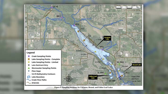 Camas City Unveils $4.1 Million 10-Year Water Management Plan for Lacamas Lake, Targeting Phosphorus Pollution.