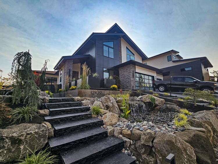 This home in the Parade of Homes was built by Kingston Homes. Photo by Paul Valencia