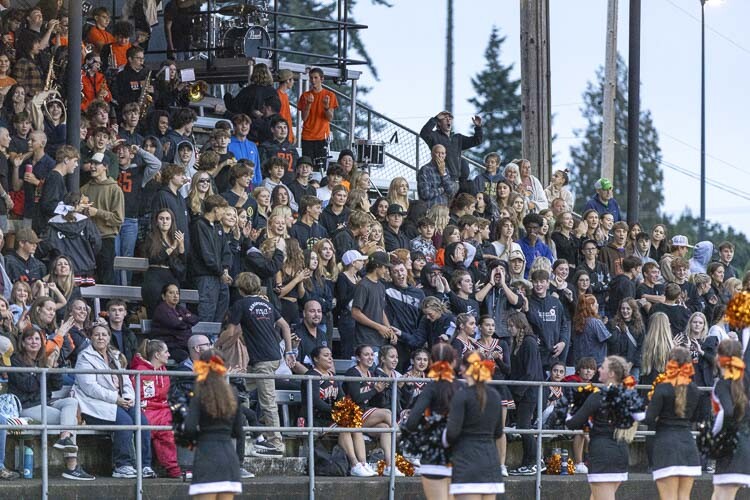Washougal fans went crazy for the Panthers last year when they won the 2A GSHL title. They are looking forward to another successful season this campaign. Photo by Mike Schultz