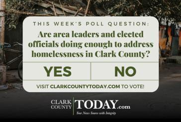 POLL: Are area leaders and elected officials doing enough to address homelessness in Clark County?