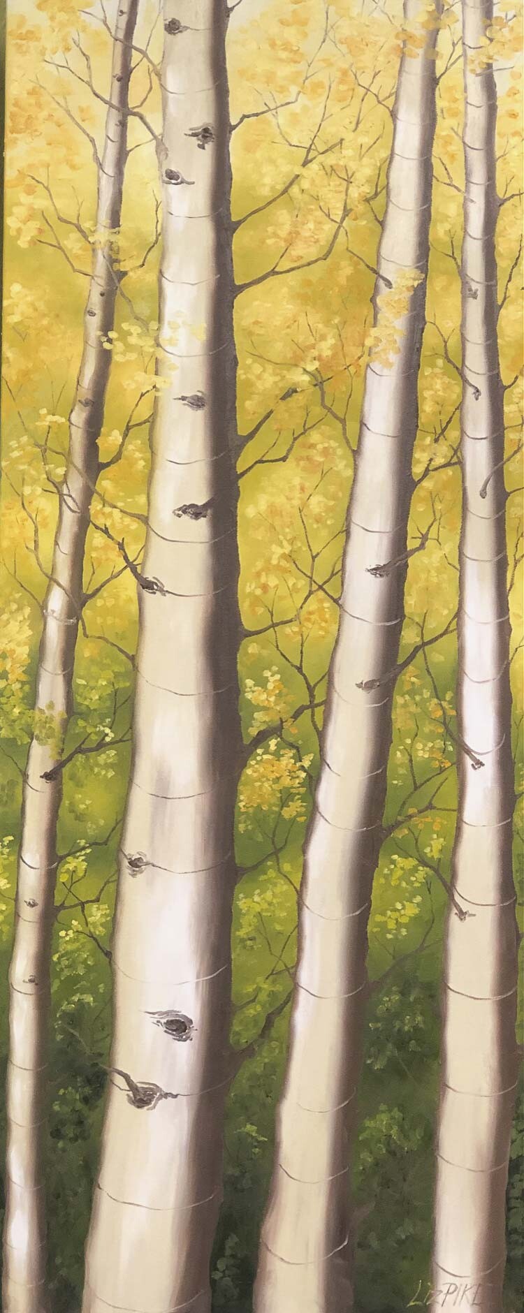 “Last Leaves” by Liz Pike. Photo courtesy Pike Art Gallery