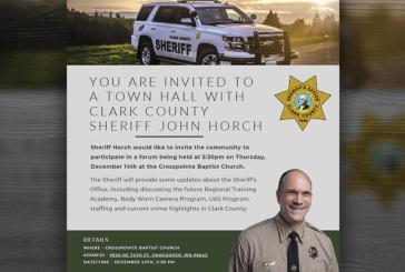 Sheriff John Horch to host town hall in Five Corners