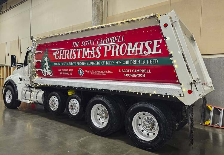 Taylor Transport has been a sponsor of the Scott Campbell Christmas Promise for years. Photo by Paul Valencia