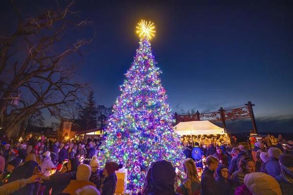 The Hometown Celebration in downtown Ridgefield will have a full day of activities, with a tree lighting ceremony Saturday at 4:30 p.m. This photo is from last year’s celebration. Photo by Mike Schultz