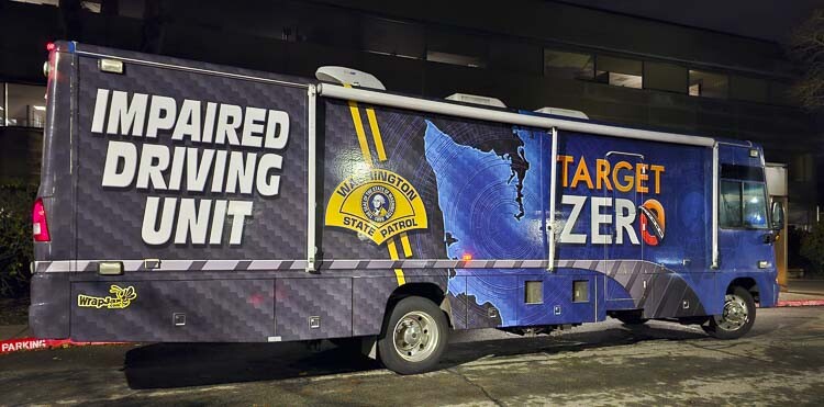 The Mobile Impaired Driving Unit is in Clark County this week as part of Target Zero’s emphasis patrols in search of impaired drivers. Photo by Paul Valencia