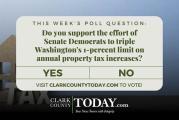 POLL: Do you support the effort of Senate Democrats to triple Washington's 1-percent limit on annual property tax increases?