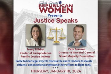 Clark County Republican Women announce Jan. 18 dinner meeting titled ‘Justice Speaks’
