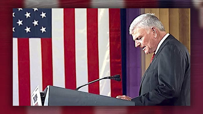 Franklin Graham, the popular evangelist, is scolding officials of the Methodist church in the United Kingdom.because they're telling ministers that using the words "husband" and "wife" is "hurtful."