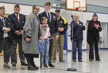Washougal student award winners recognized by Veterans of Foreign Wars