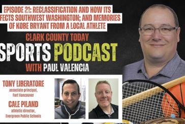 Clark County Today Sports Podcast, Jan 26, 2024: Reclassification and how its affects Southwest Washington; and memories of Kobe Bryant from a local athlete