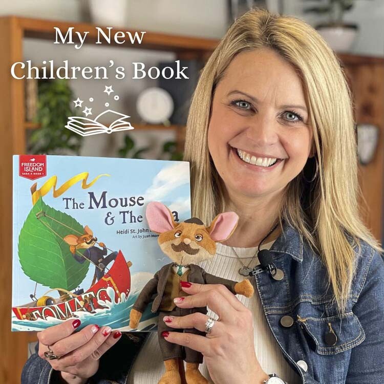 Local author, speaker, podcaster, Firmly Planted Homeschool Resource Center founder, and homeschool advocate Heidi St. John has teamed up with Brave Books to publish a new children’s picture book. Photo courtesy Heidi St. John/Facebook