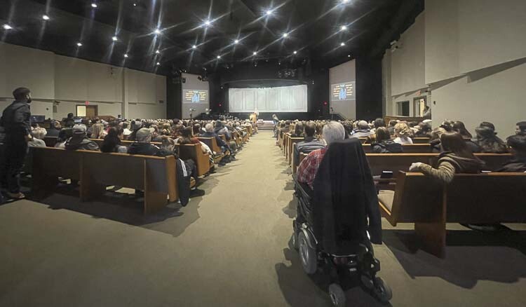 Heidi St. John and Firmly Planted Action hosted a lecture Saturday at Word of Grace Church in Battle Ground featuring apologetics and science expert Ken Ham. Photo courtesy Leah Anaya