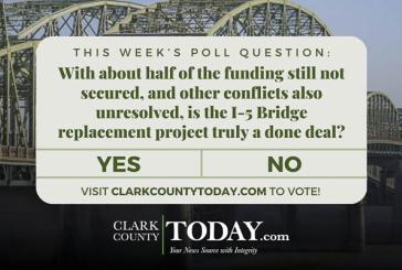 POLL: With about half of the funding still not secured, and other conflicts also unresolved, is the I-5 Bridge replacement project truly a done deal?