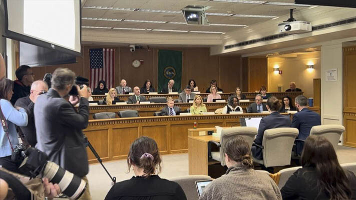Proponents of Initiative 2113 to reduce requirements for law enforcement to engage in vehicle pursuits expressed frustration at how a Wednesday morning legislative public hearing on the initiative was conducted.