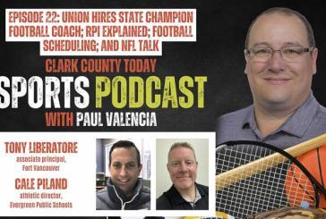 Clark County Today Sports Podcast, Feb. 9, 2024: Union hires state champion football coach; RPI explained; football scheduling; and NFL talk