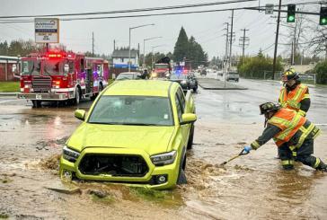 Vehicle causes water main break in Vancouver